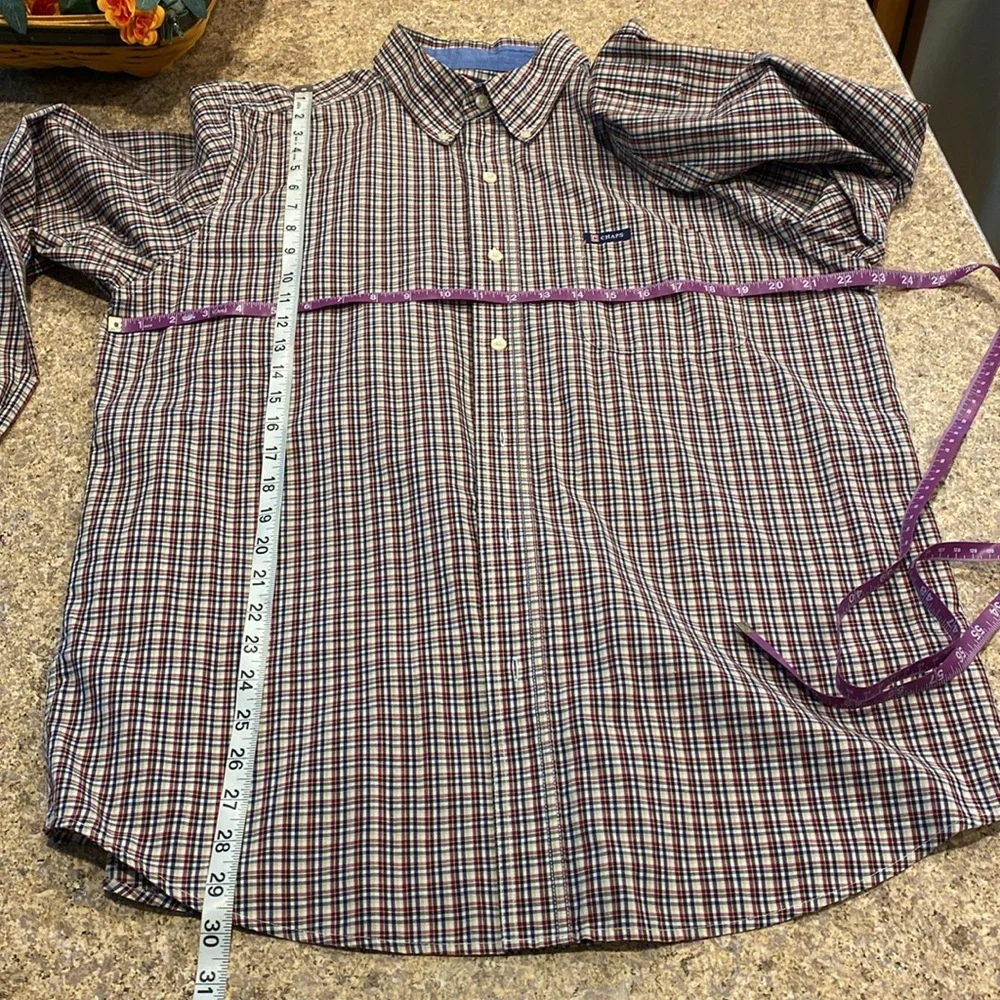 Chaps Long Sleeve Button Down Shirt Large Easy Care - Picture 4 of 13